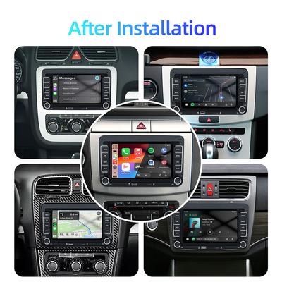 7-дюймовый HD сенсорный экран Универсальная автомагнитола Беспроводной CarPlay Android Auto Для VW/Seat/Skoda/Passat/Golf/Polo FM BT EQ Головное устройство