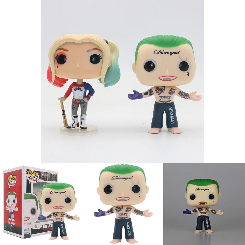 Премиум Фигурки Джокер и Харли Квинн из Отряда Самоубийц Pop Action Figure Модель Игрушки Коллекция