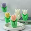 Ароматическая свеча Тюльпан Атмосфера Праздничный Сувенир День матери День учителя Подарок Свеча ручной работы