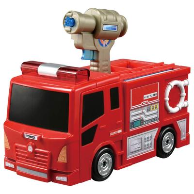 TAKARA TOMY Пипью Фейерверк Трансформирующийся Огненный Мини-Автомобиль Возраст 3+ Соответствует Стандарту Безопасности Игрушек ST TOMICA "Томика Тушит! Станция" Игрушка, Унисекс,