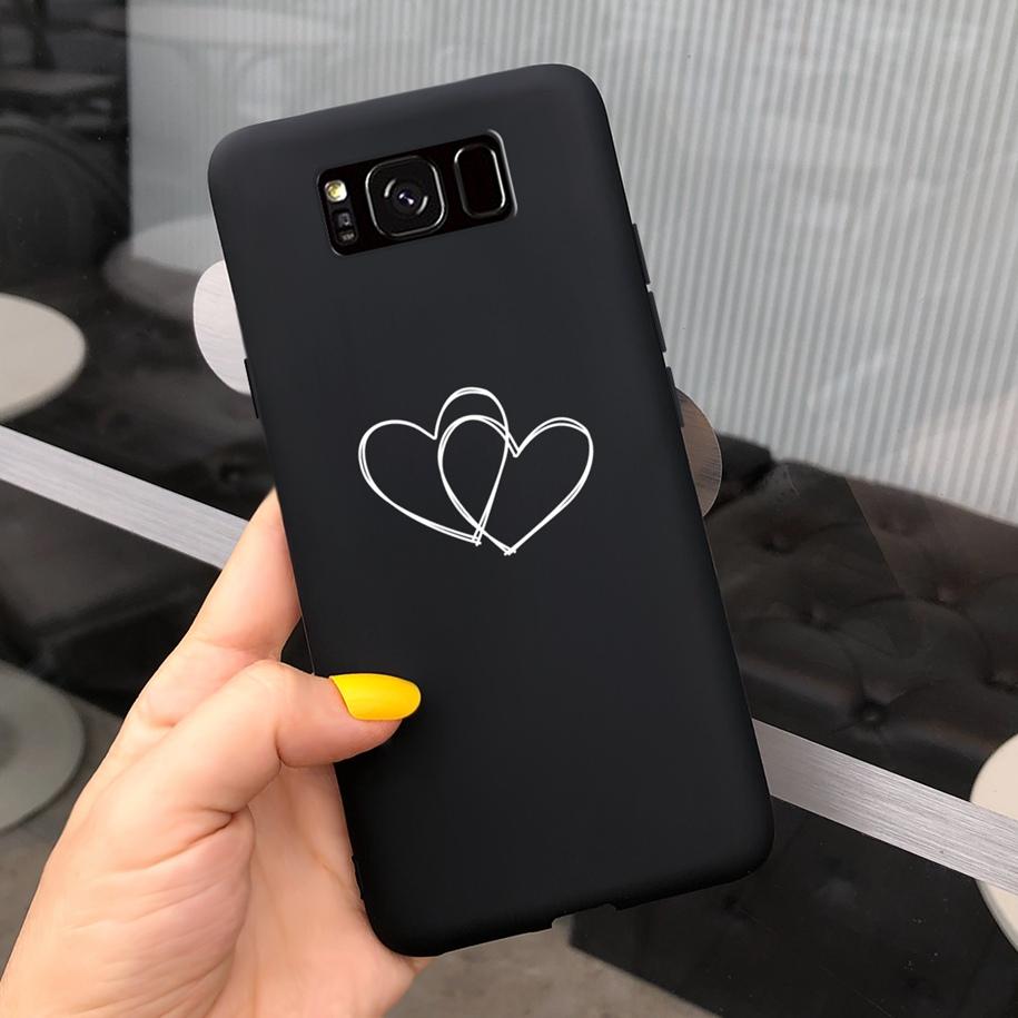 Ударопрочный Чехол Для Samsung S8 Plus SM-G955F Чехол Цветной Ромашка Кактус Мягкий Матовый Чехол Для Телефона Для Samsung S8 S 8 S8+ G950F Capa