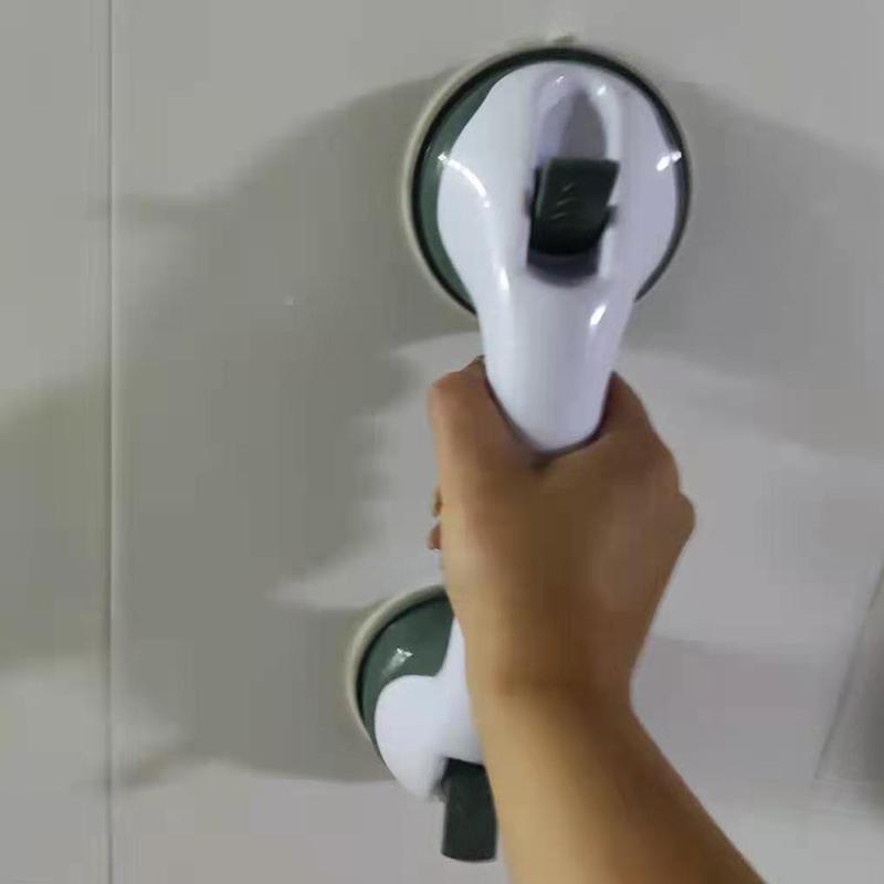 Handle Anti Slip Support Toilet Bathroom Safe Grab Bar Vacuum Sucker Handrail