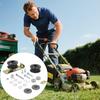High Wear Resistance Lawn Mower Pulley Idler Belt Upgrade Set Constructed from Polyurethane for Extended Life 126-0316