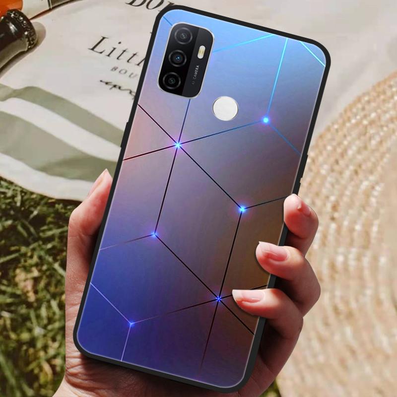 Чехол для OPPO A53S 2020 Кот Волк Расписной Силиконовый Мягкий Чехлы для Телефона для OPPO A53 A 53 Задняя Крышка Fundas Для OPPOA53 4G A 53S Para
