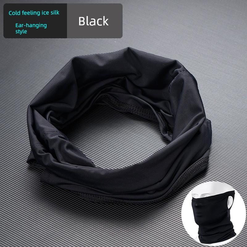 Summer Ice Silk Sun Protection Mask for Men and Women, Cycling Headscarf, Uv Face Scarf, Neck Scarf, Cycling Equipment, Neck Cover