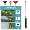 Yousheng Garden Hose Wand Power Washer with Interchangeable Nozzles Non-Slip Handle Widely Used Jet Nozzle High Pressure Washer Tools