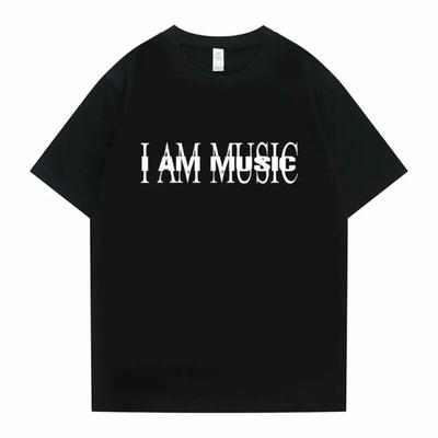 Футболка с графическим принтом обложки нового альбома рэпера Playboi Carti I Am Music, мужская повседневная винтажная футболка, мужские футболки свободного покроя в стиле хип-хоп