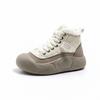 Women's Sports Shoes On Offer 2024 New Sneakers Leather Lace Up Winter Women Vulcanized Shoe Lightweight Canvas Round Toe Casual