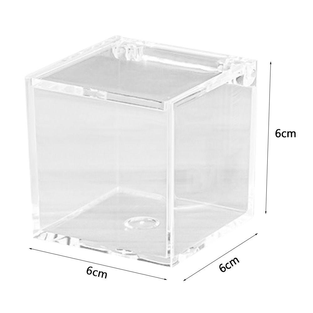 Flip Cover Storage Box Multi Size Jewelry Cosmetics Storage Practical Display Cases  Wedding Favor