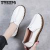 Women Flats Genuine Leather Shoes Women Slip On Shoes  Woman Shoes Moccasins Loafers Shoes