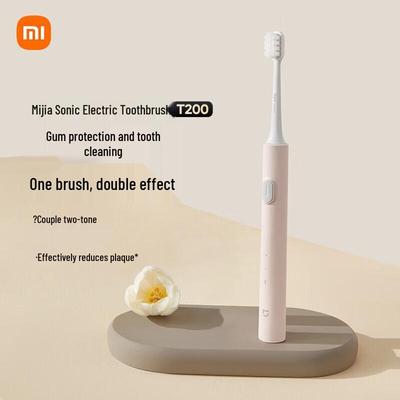 Звуковая электрическая зубная щетка Xiaomi T200, китайская вилка (адаптер в комплекте)