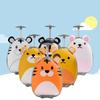 Kids Rolling Luggage Cartoon Tigers Penguins Suitcase On Wheels Children's Trolley Luggage Bag Cute Case Carry On Cabin Suitcase