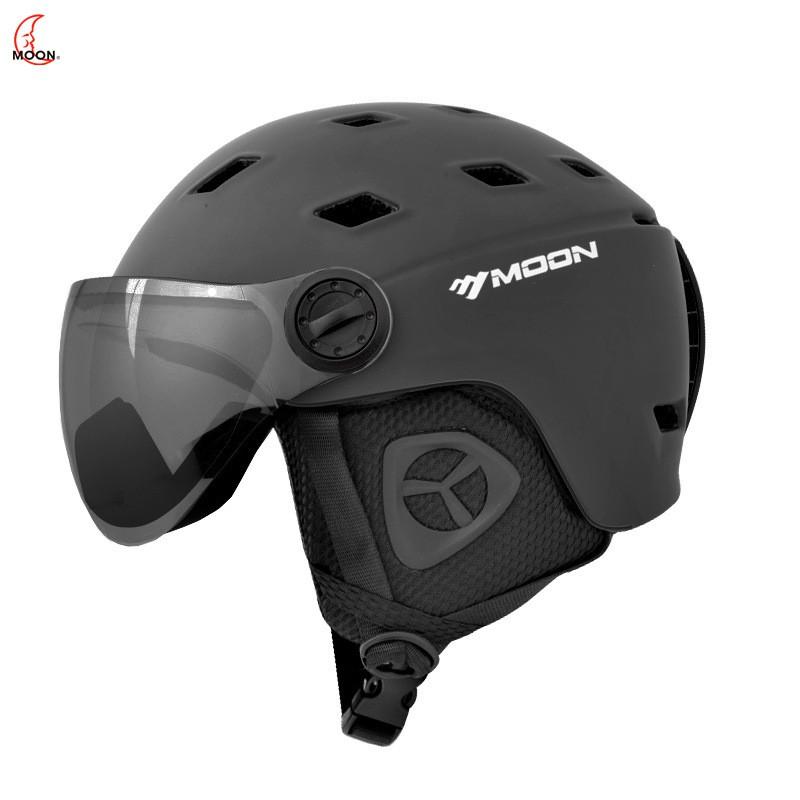 Integrated Ski Helmet With Removable Visor Men Women Outdoor Snow Sports Protection