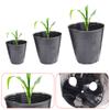 100 шт. мягкие пластиковые кашпо для рассады чаши питомник дышащие горшки мешок для выращивания цветов инструменты для садоводства и овощей аксессуары