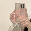Чехол для телефона Moskado Bling Quicksand с узором розы для Iphone 14 12 13 11 Pro Max 14 Plus X Xr Xs Max Laser Soft Bumper