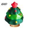 Christmas Tree Pendant Fidget Clicker Keychain, 3D Printed Shaped Stress Relief Desktop Ornament Toy, Holiday Sensory Figure Key Ring Accessory