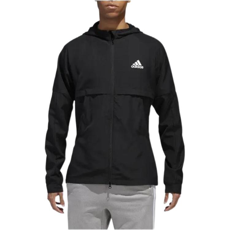 adidas Куртки Мужские Черные С капюшоном Умеренные Другое BR3381