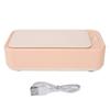 Машина для чистки ювелирных изделий Высокочастотная вибрация Удаление грязи Очиститель для очков Капа Розовый