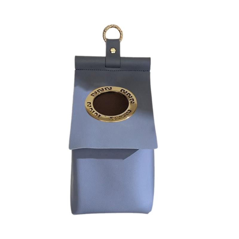 Leather Toilet Tissue Box easy installs Not Damage Wall Hanging Roll Case Paper Towel Holder for Kitchen Bathroom Use