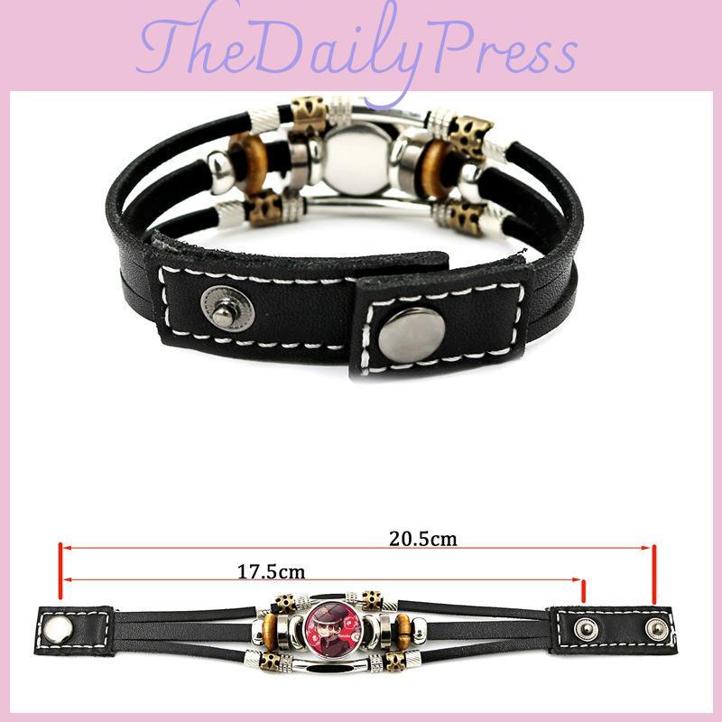 Модный винтажный панк аниме-браслет Ханако-кун многослойные украшения из стеклянных бусин