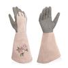 CE Certified Gardening Long Sleeve Rose Synthetic Puncture Floral Perfect for Gardening and Yard Work [Intra-FIT] Gloves, Gloves, Leather, Resistant,