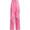 Originals Comfortable Solid Color Parachute Cargo Pants Women Pants Pink JD1126