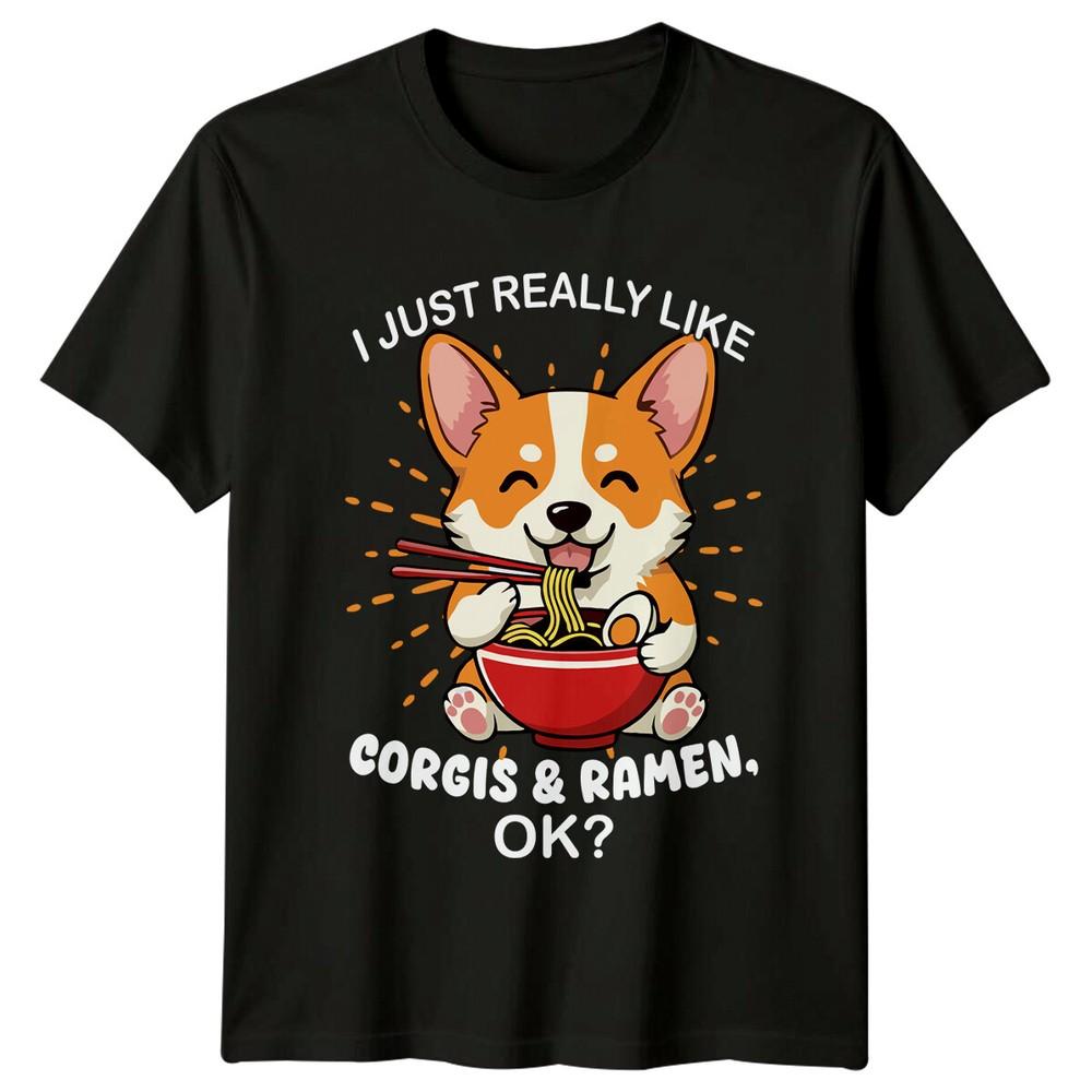 Corgi RaUnisex Lover TShirt I JUST REALLY LIKE CORGIS RAUnisex OK