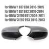 Replacement Rearview Side Mirror Covers Cap For BMW E90 E91 E92 E93 E81 E87 E82 E88 3 1 Series M Accessories Carbon Fiber Gloss