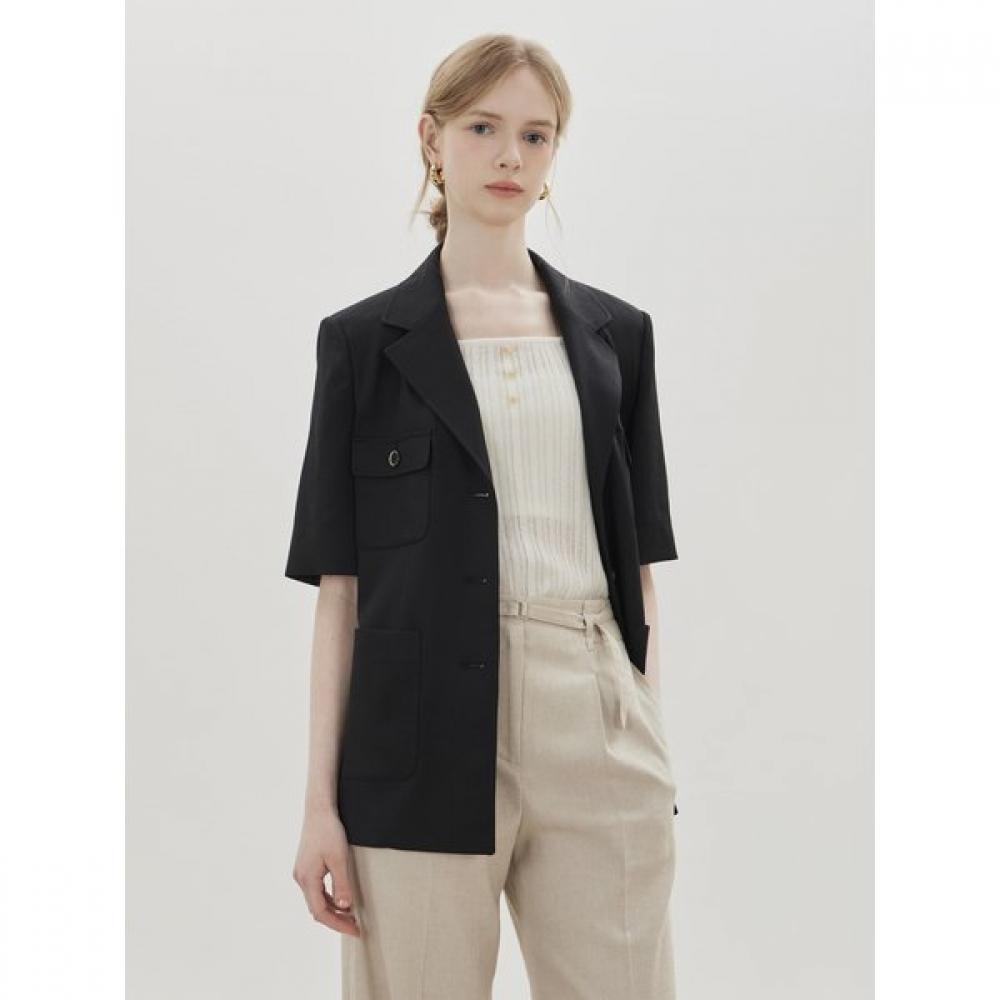 Cc Collect. Half Sleeve Out Pocket Point Jacket C262msf039