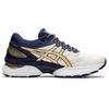 Asics Gel-Nimbus 22 Сетка Удобные Прочные Низкие Кроссовки для бега Женские кроссовки Белый Синий 1012A807-100