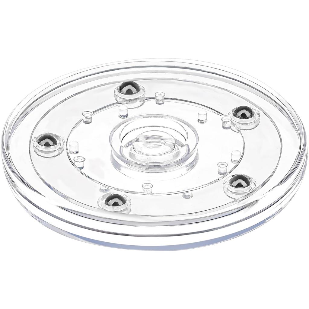 Акриловый вращающийся поднос для кухонной организации, демонстрационный стенд, круглый поворотный стол, решение для хранения, принадлежности для организации дома