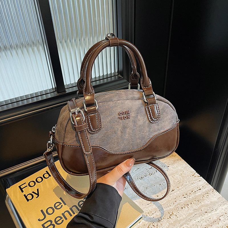 Маленькая сумка женская новая модная контрастного цвета ручная сумка-мессенджер