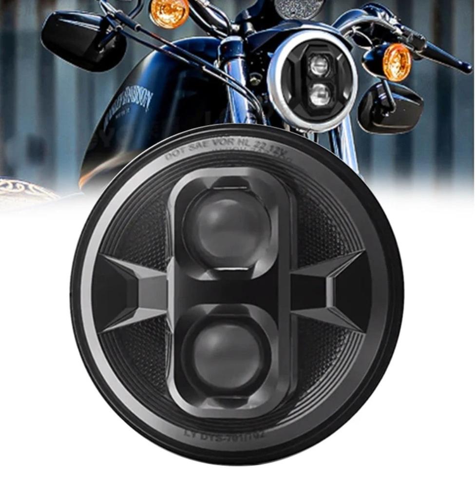 7" Full LED Headlight Compatible with Harley, Jeep, Land Rover, Hummer, Lada - 1 Pc