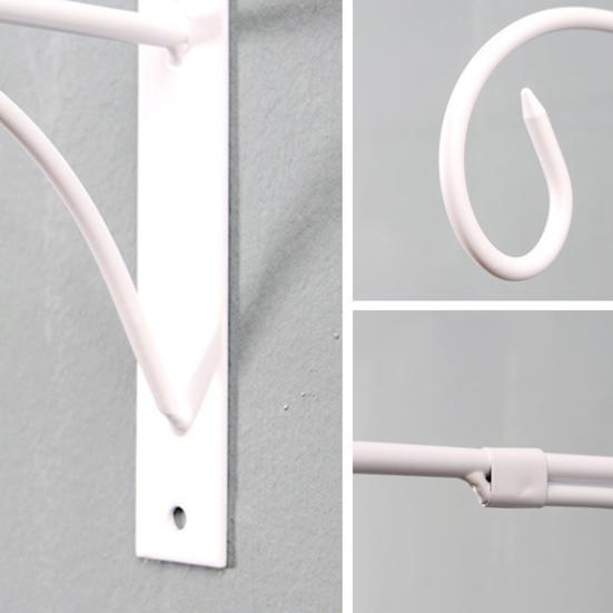 Железный настенный крючок для кашпо, кронштейн для цветочных горшков, настенный крючок в винтажном стиле с изогнутым наконечником для подвешивания корзин, фонарей, кормушек для птиц