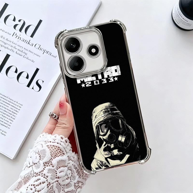 Мягкий чехол для телефона Metro 2033 для Xiaomi Redmi Note 14 15 Pro Plus 13 12 11S 11T 5G 10 9S 9 Покрытие Защита от падения Fundas