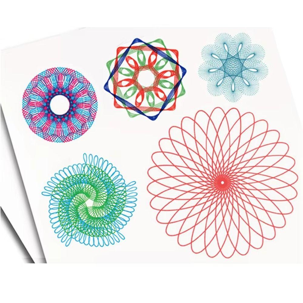 Multifunctional Drawing Art Spirograph Set Geometric Ruler Drafting Tools Primary School