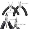 Steel Jewelry Pliers Trumpet Model Pliers Diagonal Pliers Nippers Toothless Sharp Nose Pliers