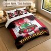Bedding Set 1 Duvet Cover 2 Pillowcases Southampton FC Print Soft Bed Linen Bedroom Decor
