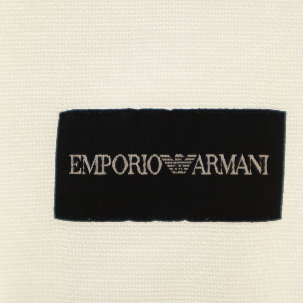 Emporio Armani Рубашка с длинным рукавом на пуговицах 43/17 Белая система Мужская Б/У