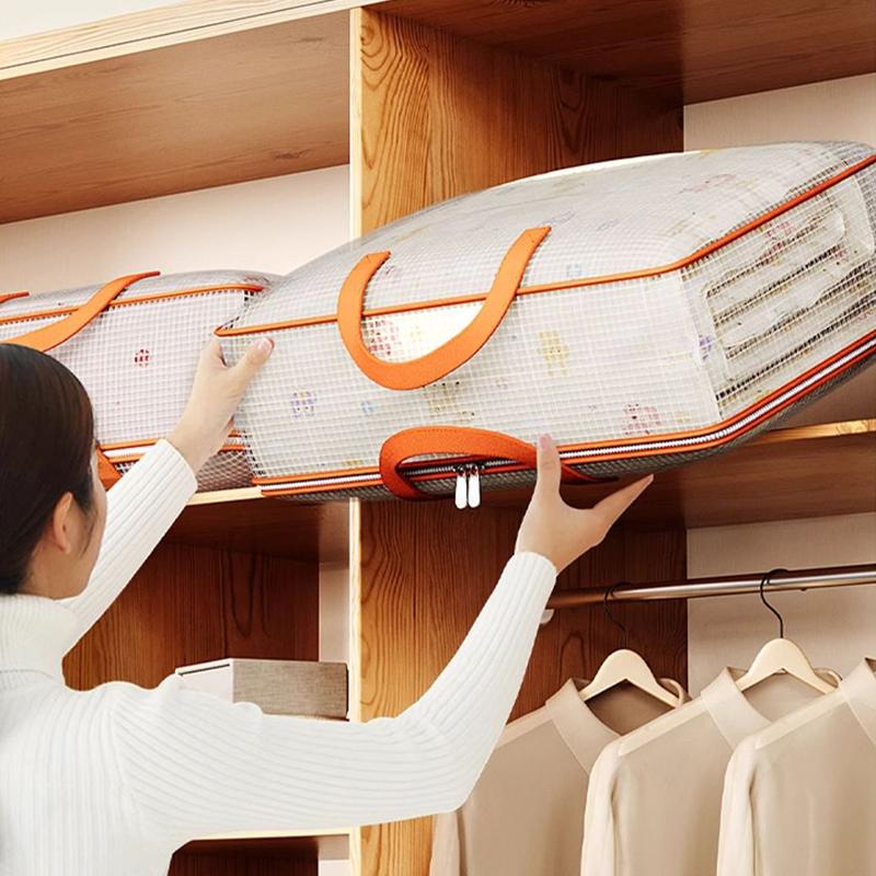 Большая вместительная сумка для хранения одежды, водонепроницаемый шкаф, органайзер для гардероба, одеяло, подушка, органайзер для одеял, пыленепроницаемый органайзер для постельных принадлежностей