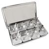 8 Grids Stainless Steel Seasoning Box Condiment Storage Containers Seasoning Jar Kitchen Utensils