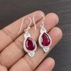 Pink Tourmaline 925 Solid Sterling Silver Earring, Handmade Gemstone Jewelry Earring, For Memorial Day