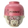 Disney Minnie Mouse Soup and Rice Bowl Set, Large, Approx. 480ml, Watercolor Finish, SAN3247-2