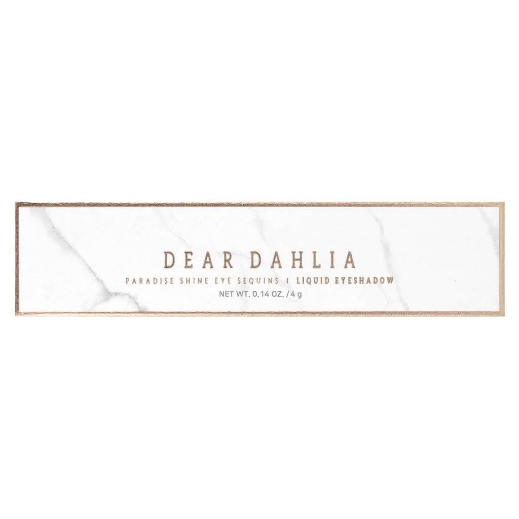 Dear dahlia Paradise Shine Eye Sequins, жидкие тени для век, активатор, 0,14 унции (4 г)