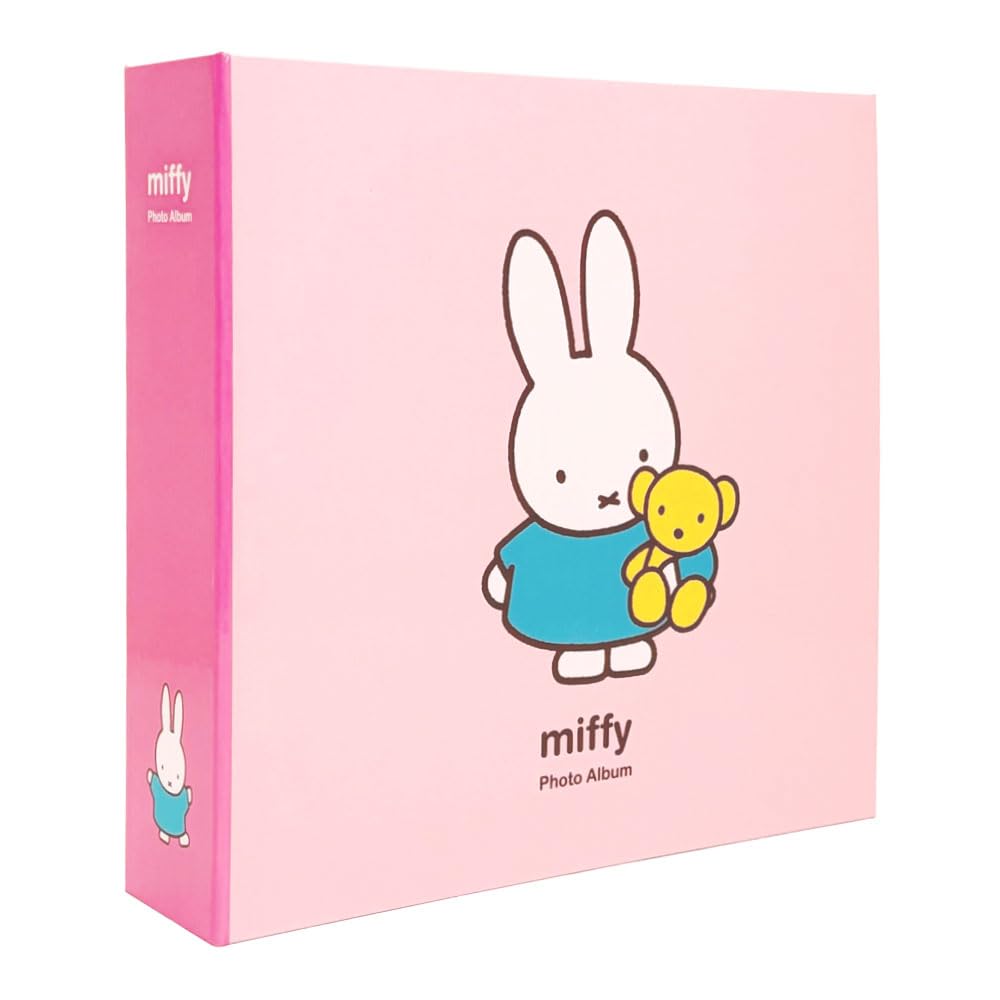 Nakabayashi Dick Bruna Miffy L-size 720-photo capacity album IT-MF6L-720-P Red