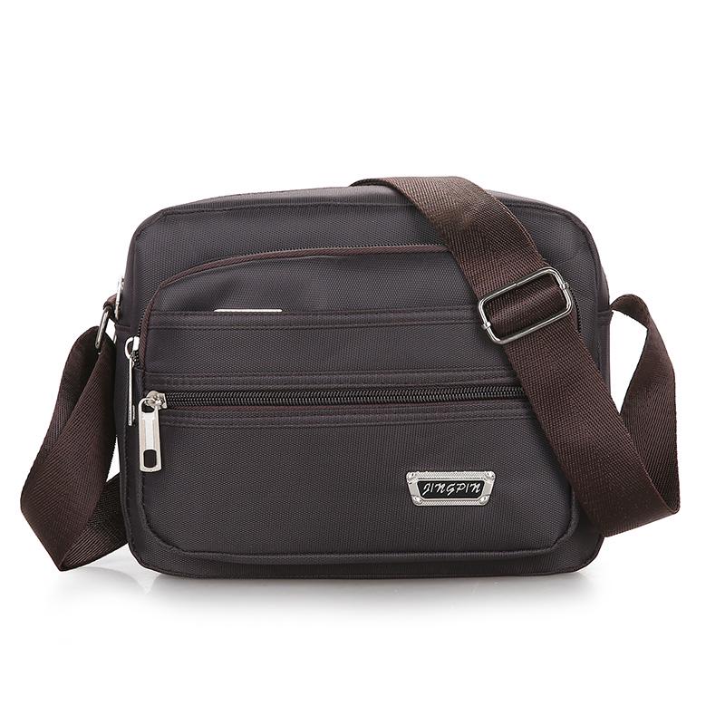 Женский рюкзак через плечо: Нейлоново-холщовая сумка через плечо большой вместимости для людей среднего и пожилого возраста.