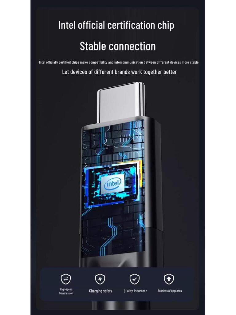 Кабель Thunderbolt 5 Type-C: 80 Гбит/с, поддержка дисплея 16K, зарядка 240 Вт, совместимость с Thunderbolt 4.