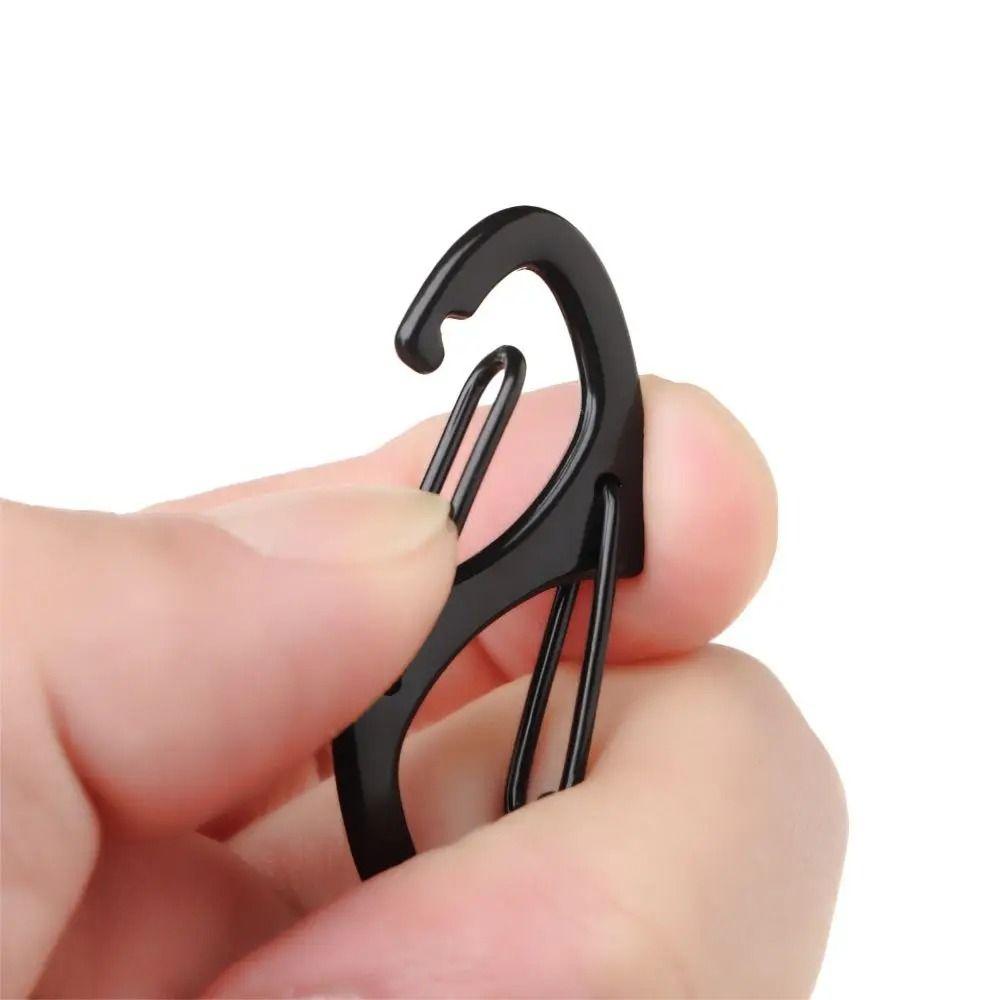 5 шт. цинковый сплав цинка S-типа брелок крючок двухсторонний рюкзак защелка клипса горный альпинизм