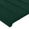 Headboard with Ears Dark Green 147 x 16 x 118 128 cm Velvet
