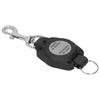 Diving Plastic Retractable Keychain Reinforced Safety Rope Stainless Steel Hook Buckle